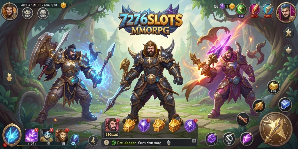 Tampilan gameplay seru dari 7276SLOTS di dunia MMORPG.