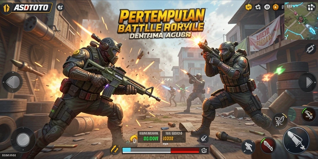 Gameplay mendebarkan di ASDTOTO dengan aksi Battle Royale yang intens.