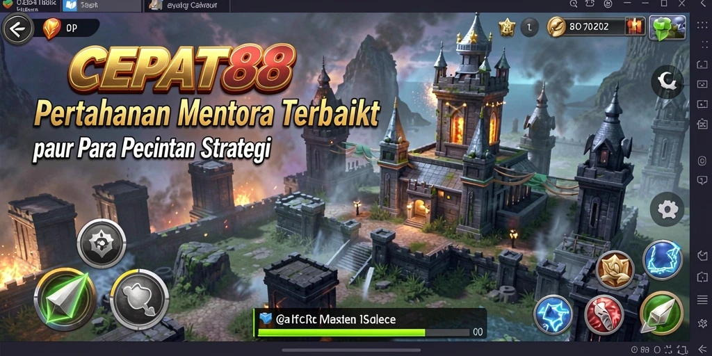 Gameplay seru Tower Defense dengan berbagai menara yang dapat dibangun.