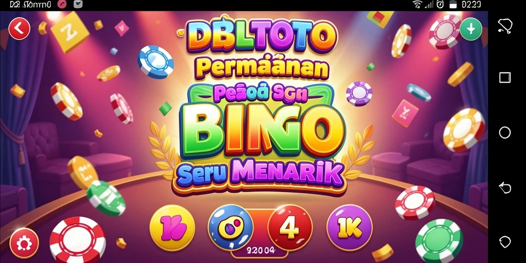 Tampilan gameplay seru dan menarik dari DBLTOTO Bingo.