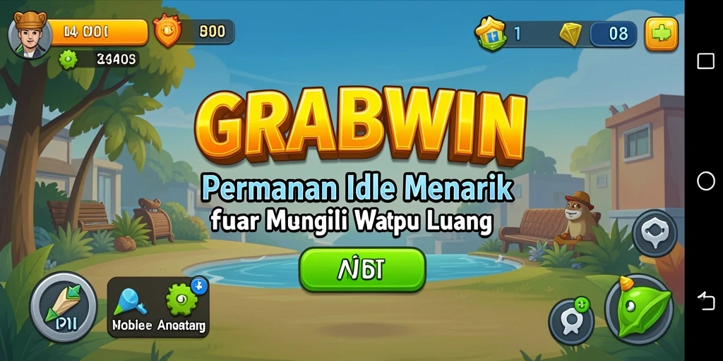 Tampilan gameplay GRABWIN yang menarik dan interaktif.