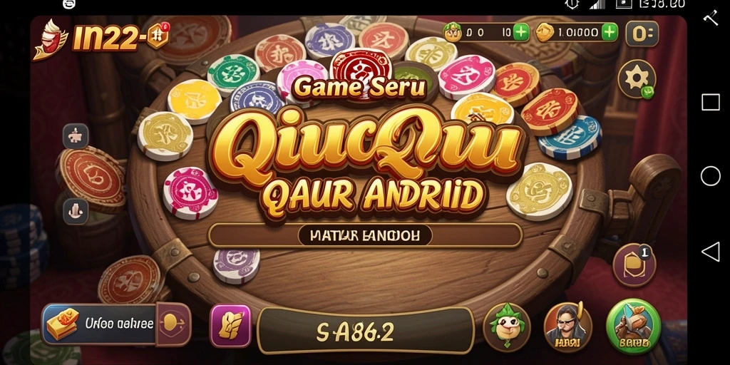 Tampilan gameplay QiuQiu yang seru dan interaktif.