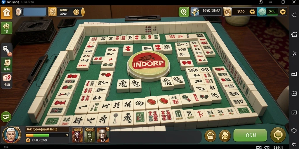 Tampilan menarik dari permainan Mahjong INDORP yang menantang.