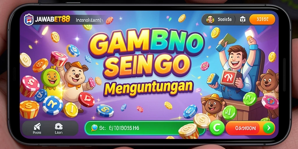 Tampilan gameplay seru JAWABET88 dengan suasana Bingo yang hidup.