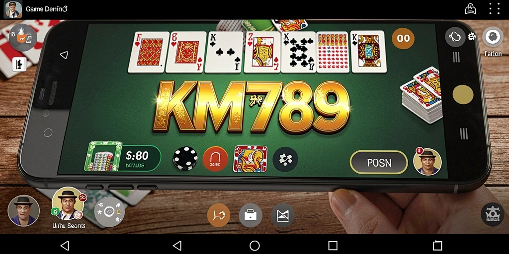 Tampilan seru gameplay Domino di KM789 yang menantang.