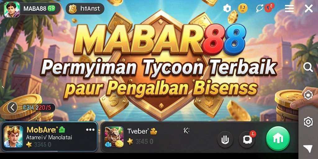 Tampilan gameplay MABAR88 dengan elemen Tycoon yang menarik.