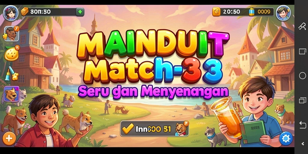 Tampilan gameplay seru di MAINDUIT dengan grafis menawan.