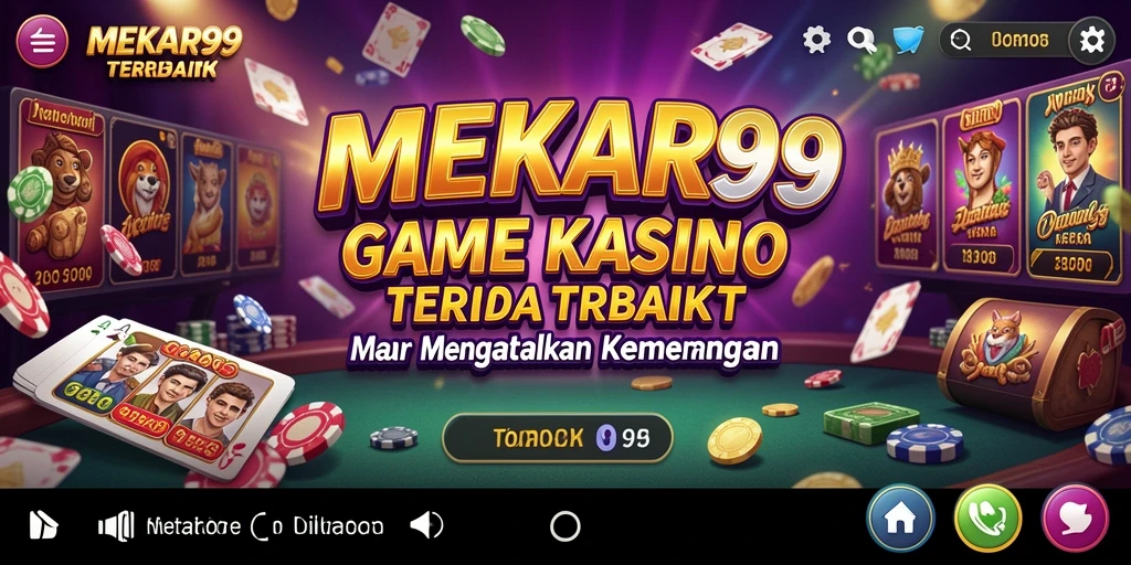 Tampilan visual menakjubkan dari gameplay MEKAR99 yang mendebarkan.