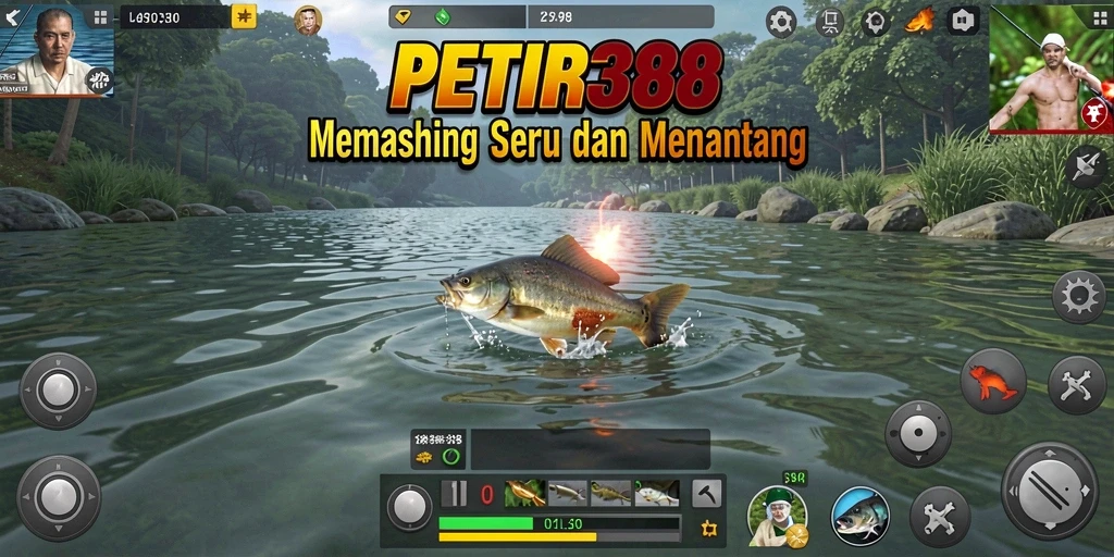 Tampilan gameplay PETIR388 yang menarik dalam pengalaman memancing.