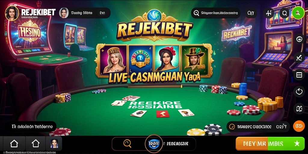 Gameplay seru dan interaktif di aplikasi Live Casino REJEKIBET.