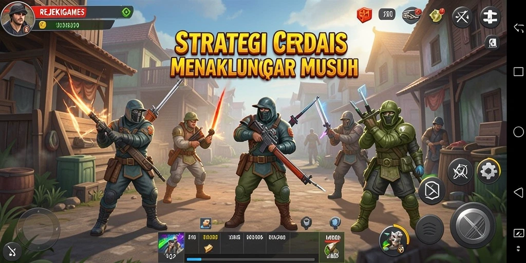 Tampilkan gameplay seru dari REJEKIGAMES yang penuh strategi.