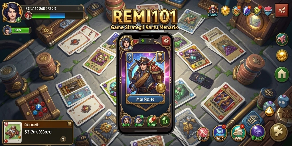 Tampilan gameplay <strong>REMI101</strong> yang mendebarkan dan penuh strategi.