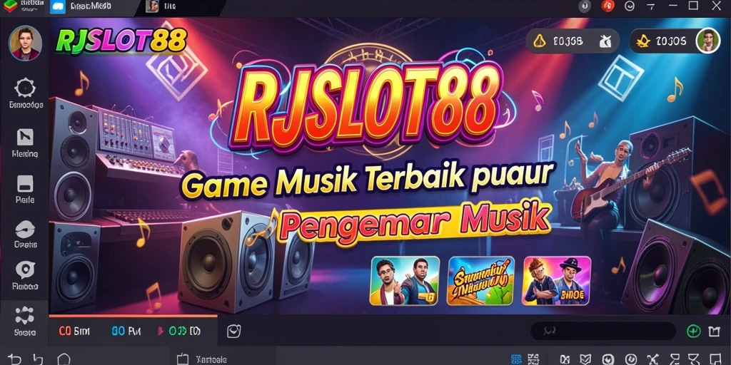 Tampilan menarik RJSLOT88 saat Anda bermain musik.