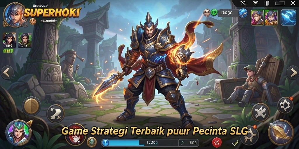 Menampilkan aksi seru gameplay SLG dan strategi yang mendebarkan.