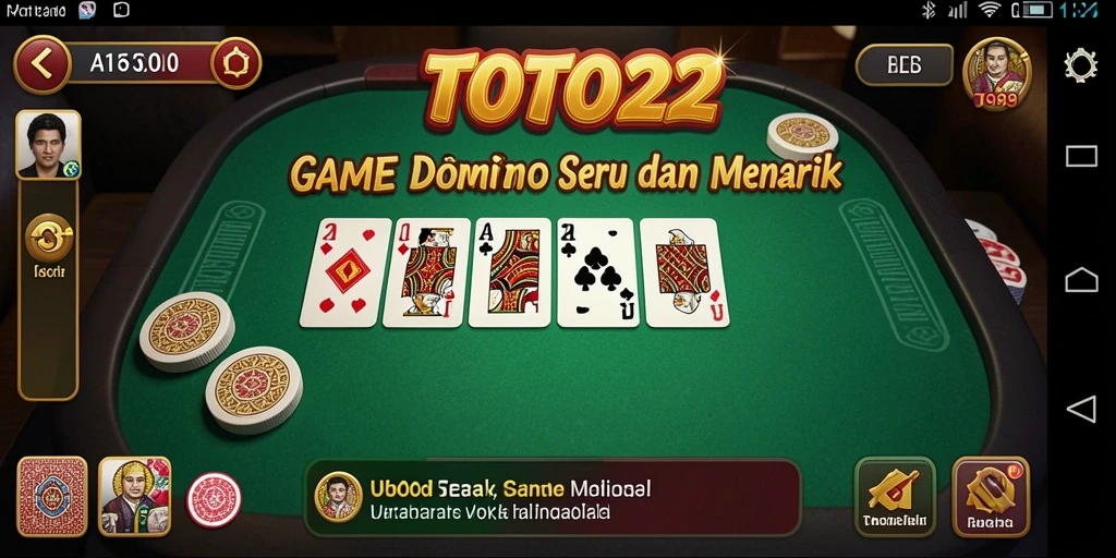 Tampilan gameplay seru dan interaktif dari TOTO22.